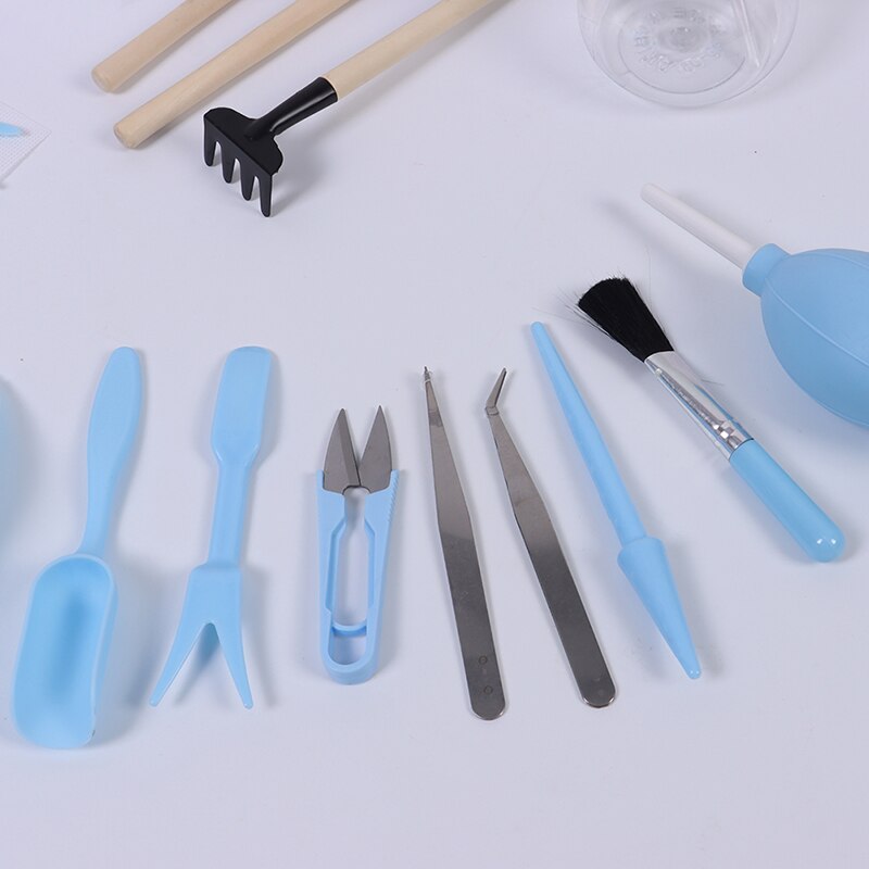 16 pièces succulentes outils de transplantation combinaison de fleurs emballage Mini fournitures de jardinage outils de viande en pot outils de jardin
