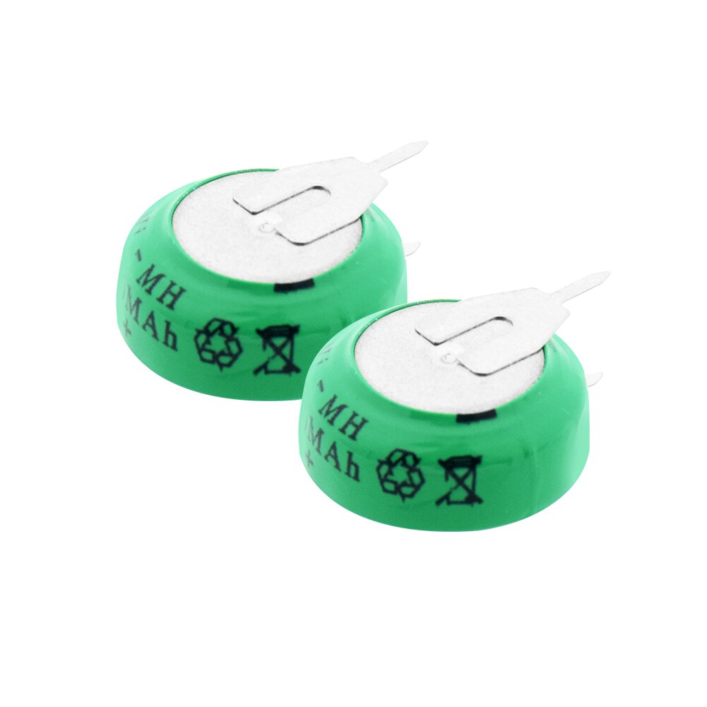 1/2/4/6/8/10 stück 1,2 V 80H 80mAh Ni-Mh nickel Metall Hydrid Knopfzellen Batterie Für Drahtlose Kopfhörer