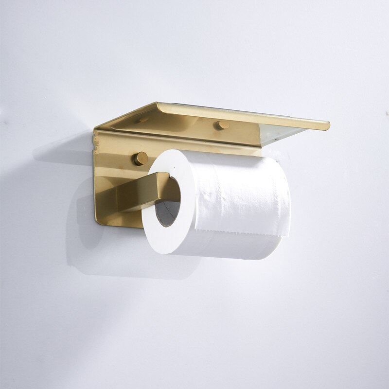 nordisch Gold pinsel papier rollen Gestell 304 Edelstahl papier Halfter Goldene Schlecht Papier Gestell Schlecht Vergeben Handy, Mobiltelefon Gestell