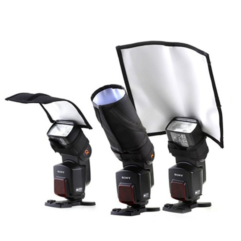 Foldbar fotoflash softbox blød overflade sikkerhed holdbar reflektor til studio fotografering flash speedlight