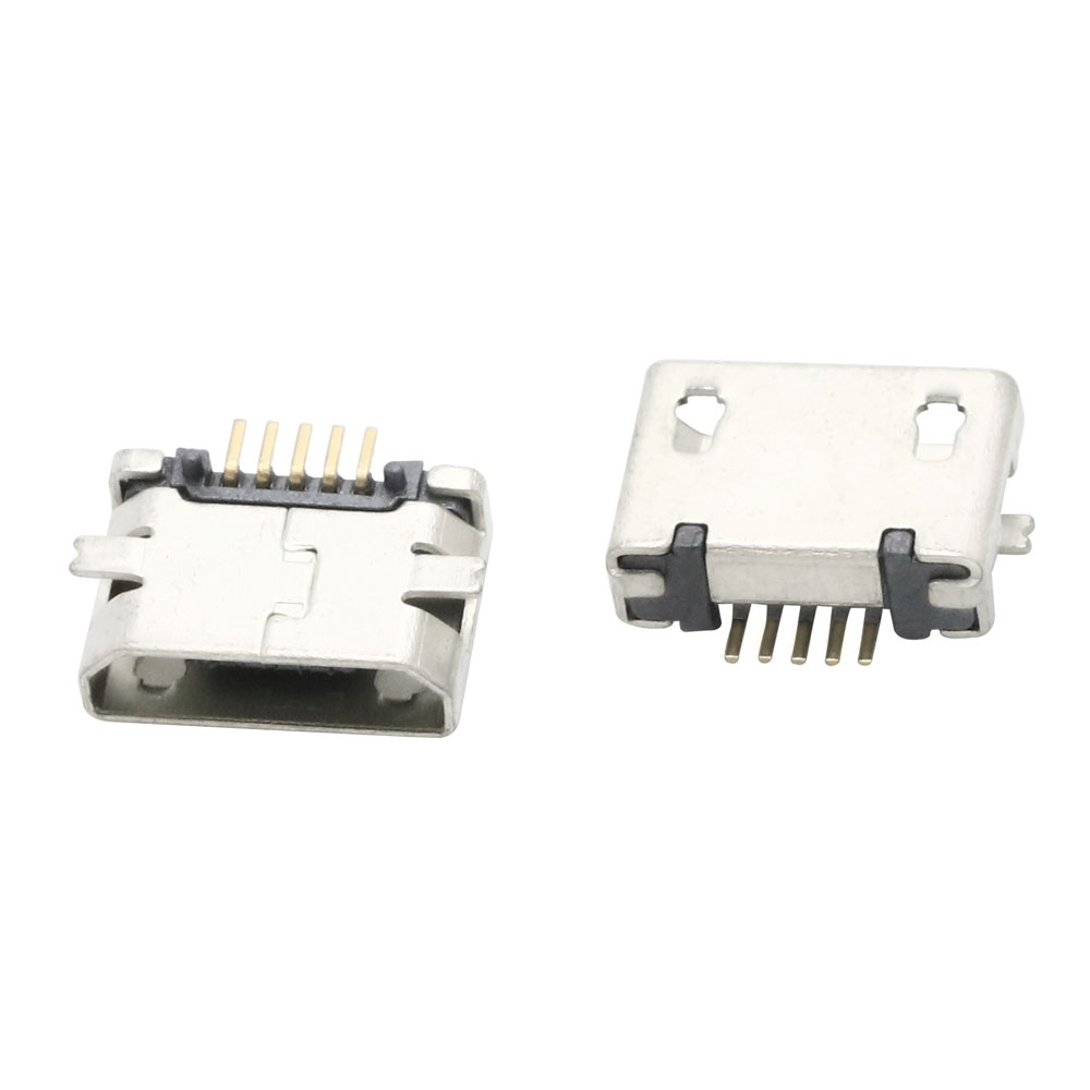 Micro usb 2p 5p jack opladningsport stik dock oplader dip smd til telefon tablets højttalere osv. port stik strømstik