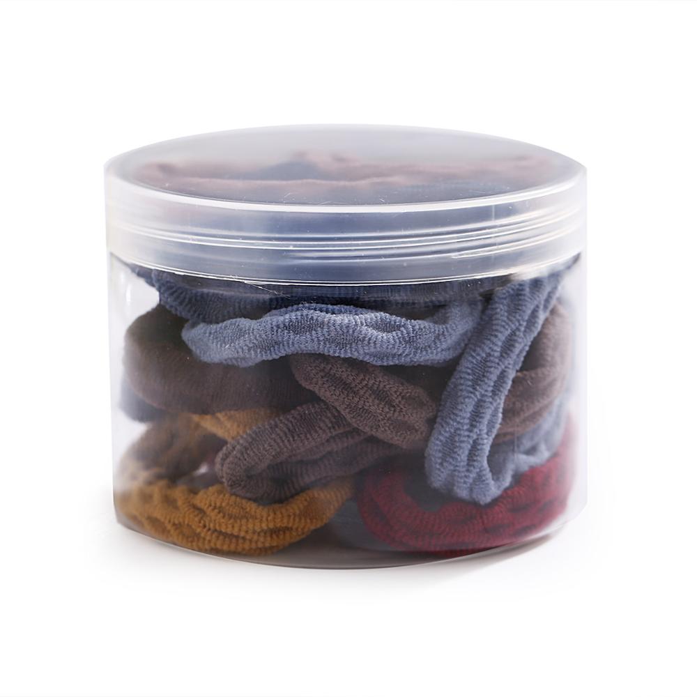 Todorova 20 pçs/set elástico básico faixas de borracha simples hairband meninas headwear cor sólida bandana moda feminina acessórios para o cabelo