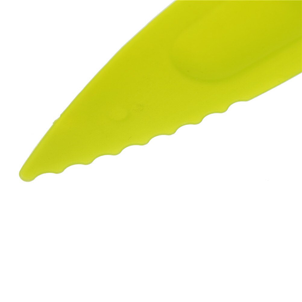 6 stks/set 11.5*3cm Plastic Snoep Kleur Kiwi Lepel 2 in 1 Kiwi Graven Lepel Scoop Fruit Mes slicer Peeler Cutter