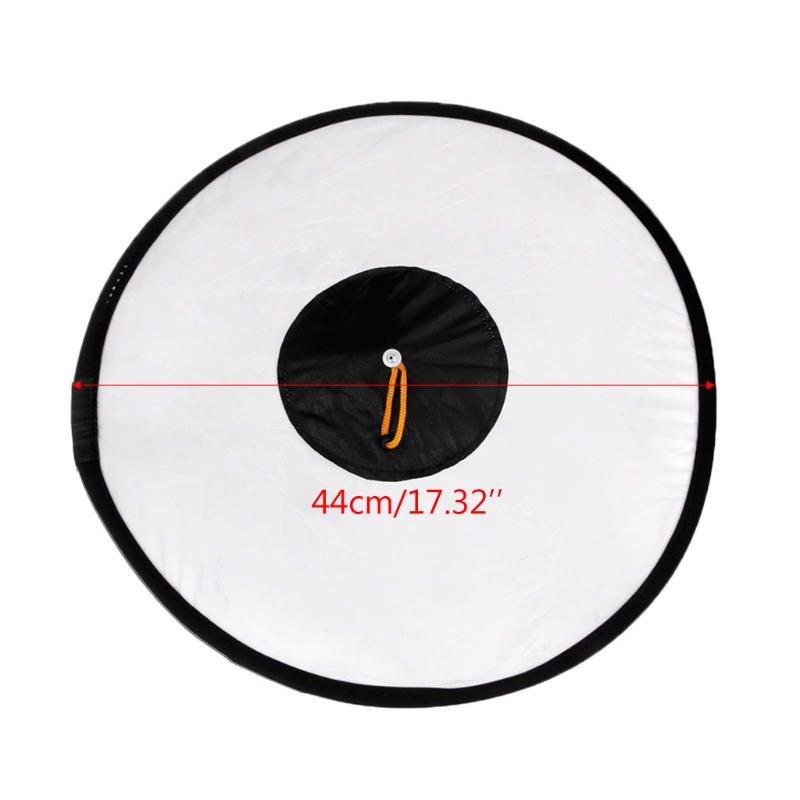 Universele 44cm Ronde Studio Flash Softbox Speedlite Diffuser Reflector Band
