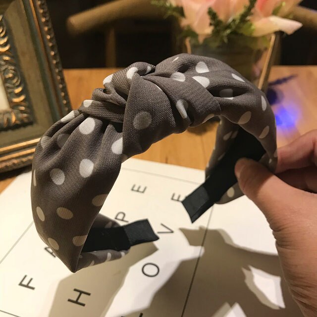 Kinder Nette Farben Gedruckt Plaid Streifen Haar Hoop Hair Mädchen Schöne Dot Bogen Kaninchen Ohren Stirnbänder Kinder Haar Zubehör