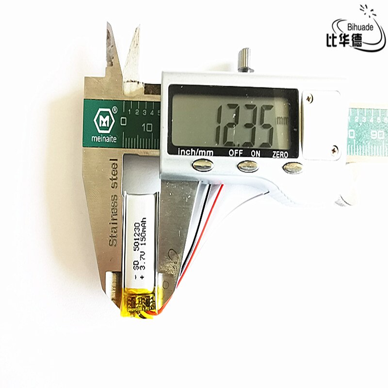 3 linea di sensore di Temperatura a termistore 3.7 V, 150mAH 501230 agli ioni di litio Polimero/BANCA di batteria Li-Ion per tablet pc, GPS, mp3, mp4