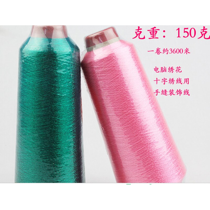 Rollo de hilo de seda dorado y plateado para costura pagoda, rollo de 150g, 3600m, para accesorios de costura de sastre 1190