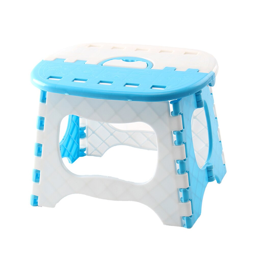 Spot Plastic Multi Purpose Folding Step Stool Home Train Outdoor Foldable Easy Storage Hogard: Blauw