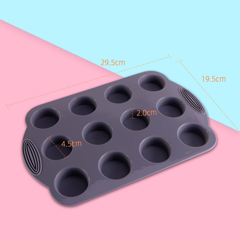 Moldes de silicona para hornear, molde para pastel redondo estriado, formas antiadherentes para bollos de gelatina, molde para pan