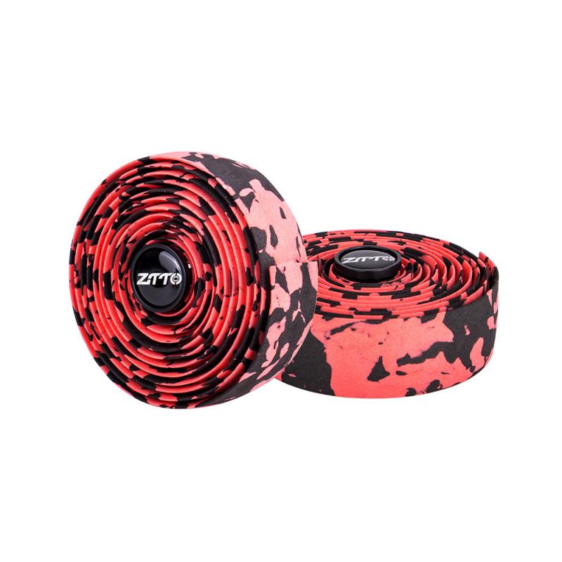 Ztto Fietsstuur Tape Kleurrijke Mountainbike Grip Tapes Antislip Mtb Racefiets Stuur Riem Fietsen Accessoires 2 stekkers: red