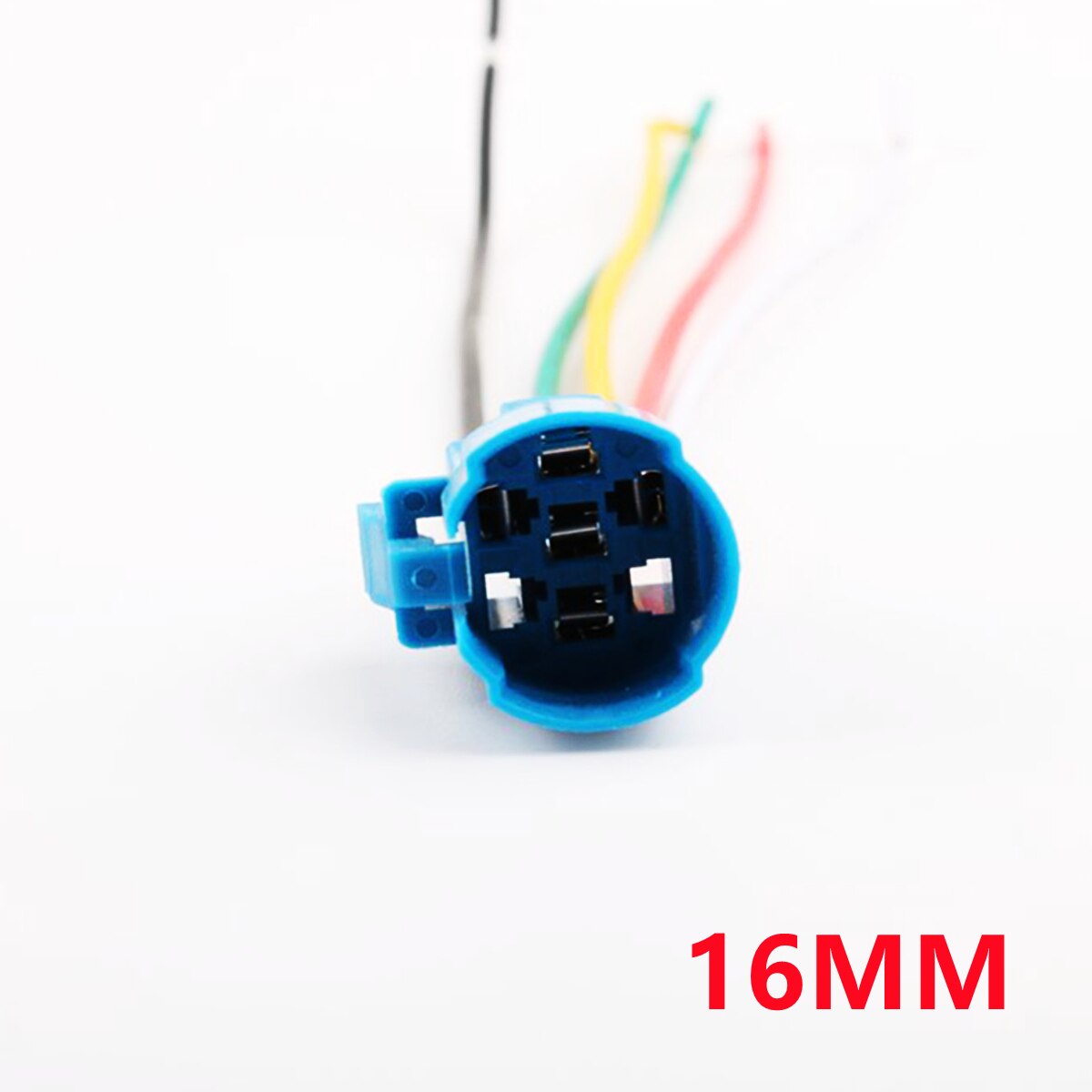 1PC 12mm 16mm 19mm 22mm 25mm Cable Socket For Metal LED Push Button Switch 2-6 Wires Stable Lamp Light Button Connector: 16MM