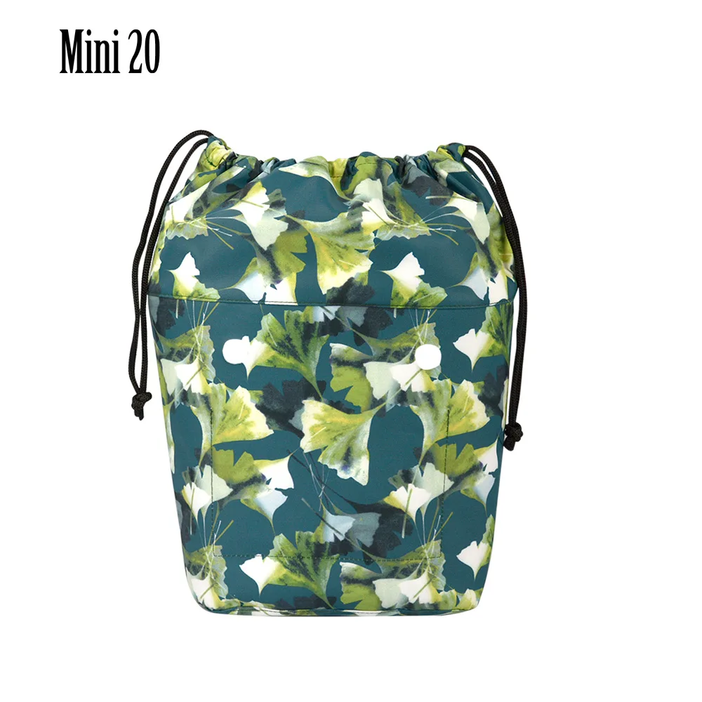 Nouvelle grande capacité classique Mini cordon coloré doublure intérieure insérer pour grand Mini Obag toile poche intérieure pour O sac