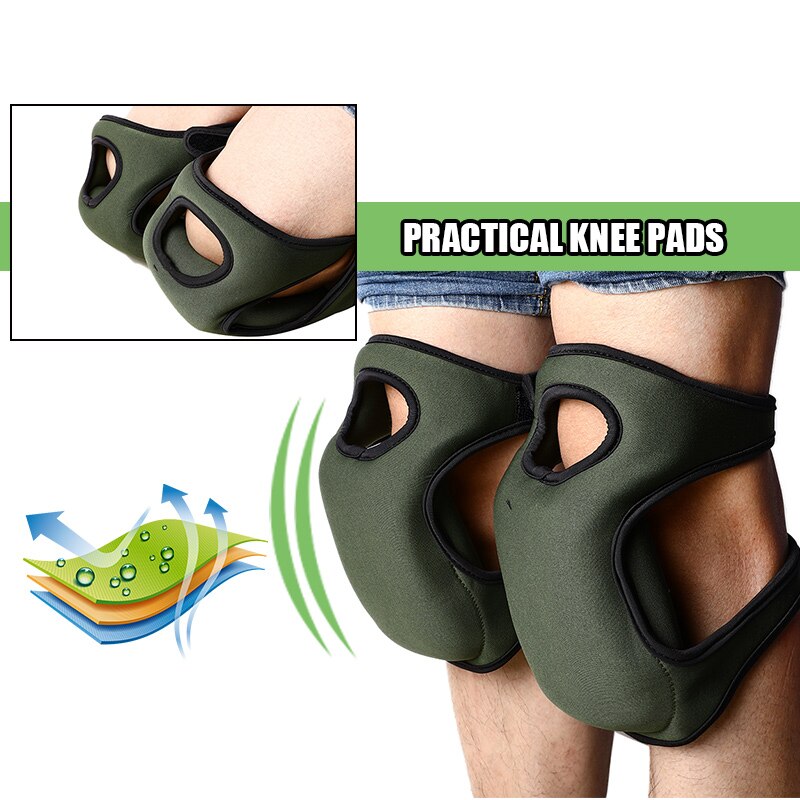 Beschermende Builder Knie Protector Pads Kniebeschermers Flexibele Soft Foam Kniebeschermers Werkplek Supplies Voor Sport Werk Tuinieren