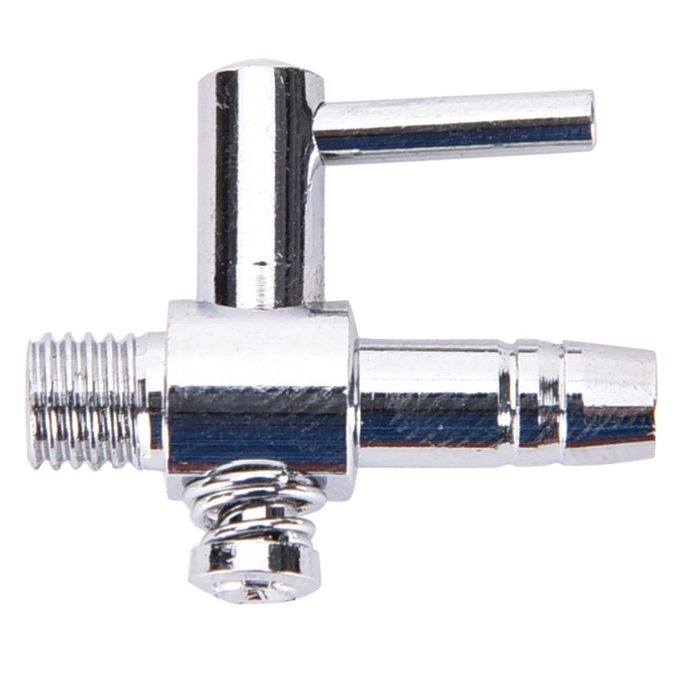 Valves Thread Stainless Steel Aquarium Air Flow Distributor Lever Control Valve