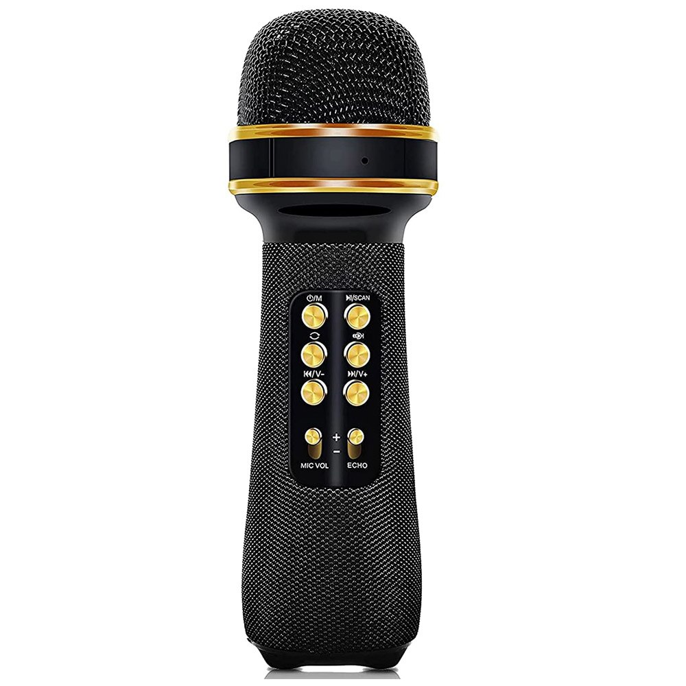 Microphone karaoké sans fil Bluetooth, 7 en 1, Portable, haut-parleur, pour fête à domicile, pour tous les Smartphones