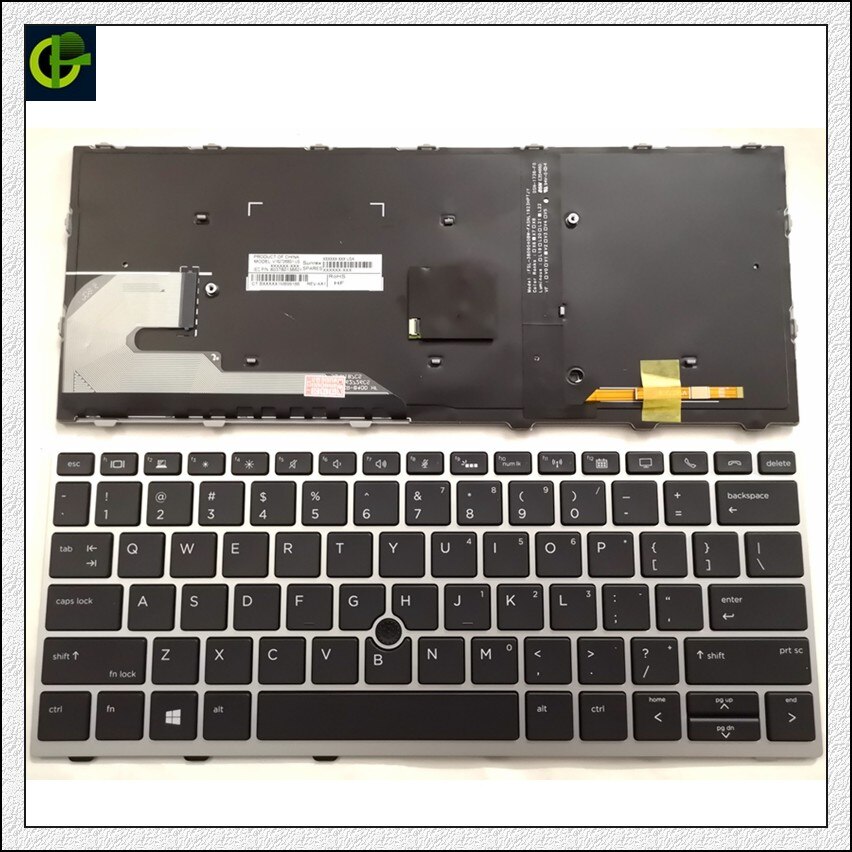 Engels Backlit originele Toetsenbord voor HP 735 G5 830 G5 836 G5 met Muis Point Black US L07666-001