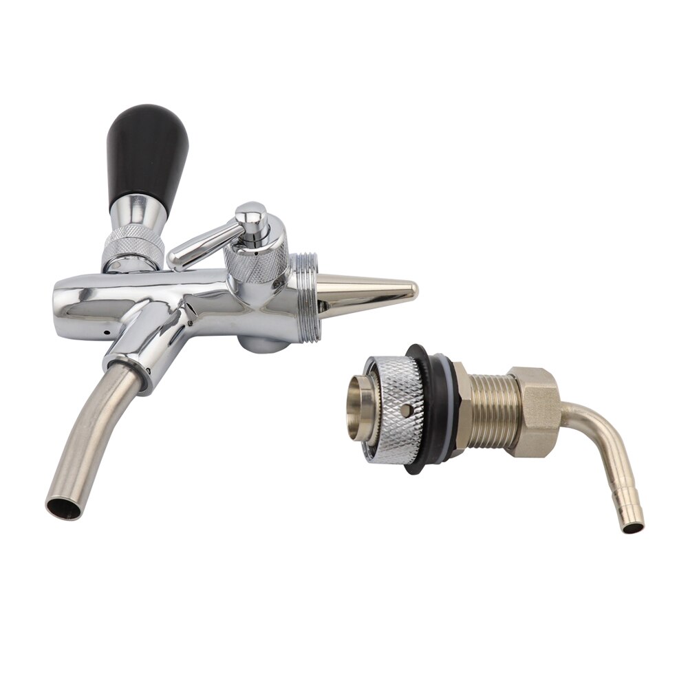 Tapbier Kraan Verstelbare Tap Flow Control Bier Kraan G5/8 &quot;Met Chrome/Golden Plating Home Brew bier Wijn Bar Accessoires