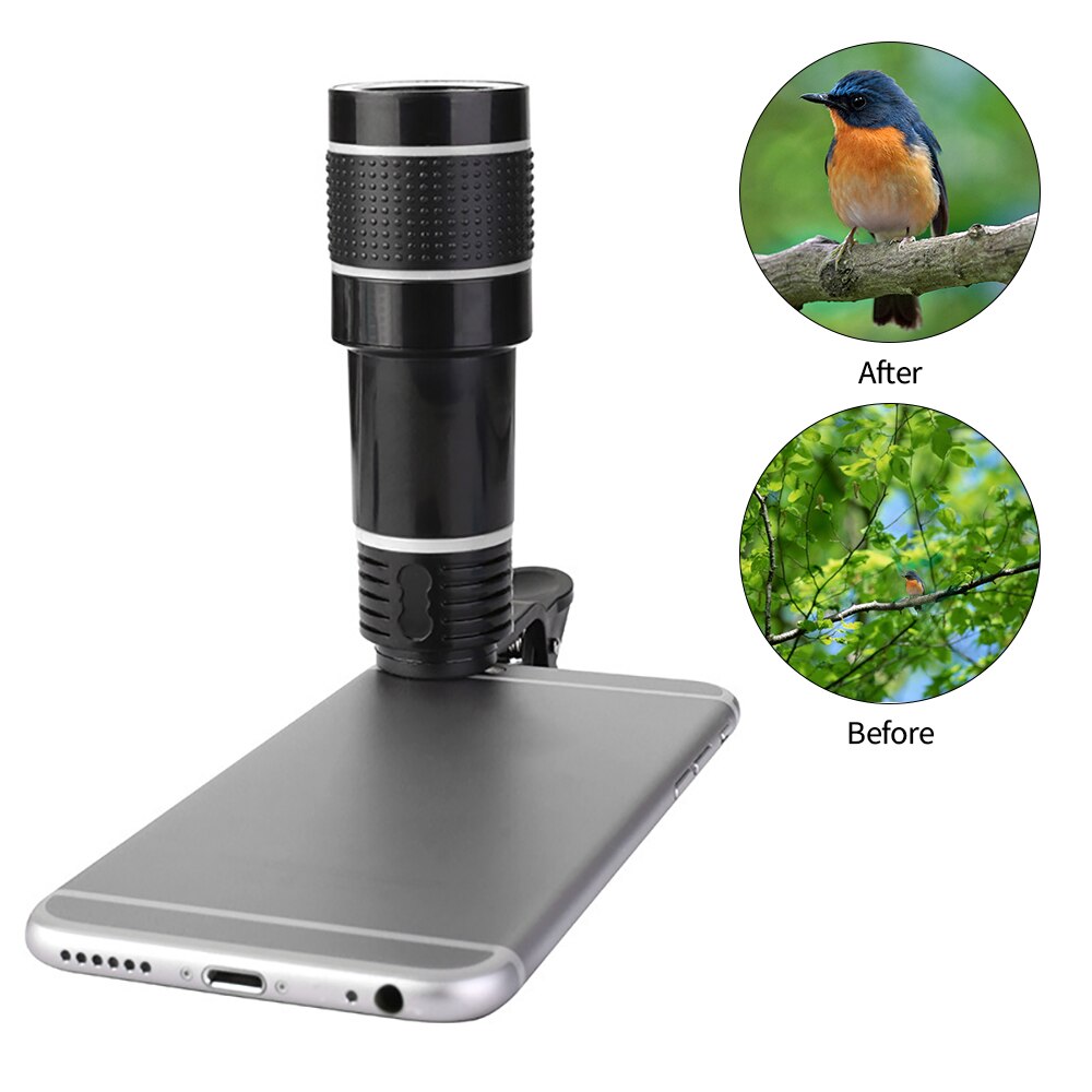 20x conjunto de lente telefoto do telefone móvel hd lente da câmera externa zoom com foco lente do telefone conjunto para o iphone 11 x samsung xiaomi huawei