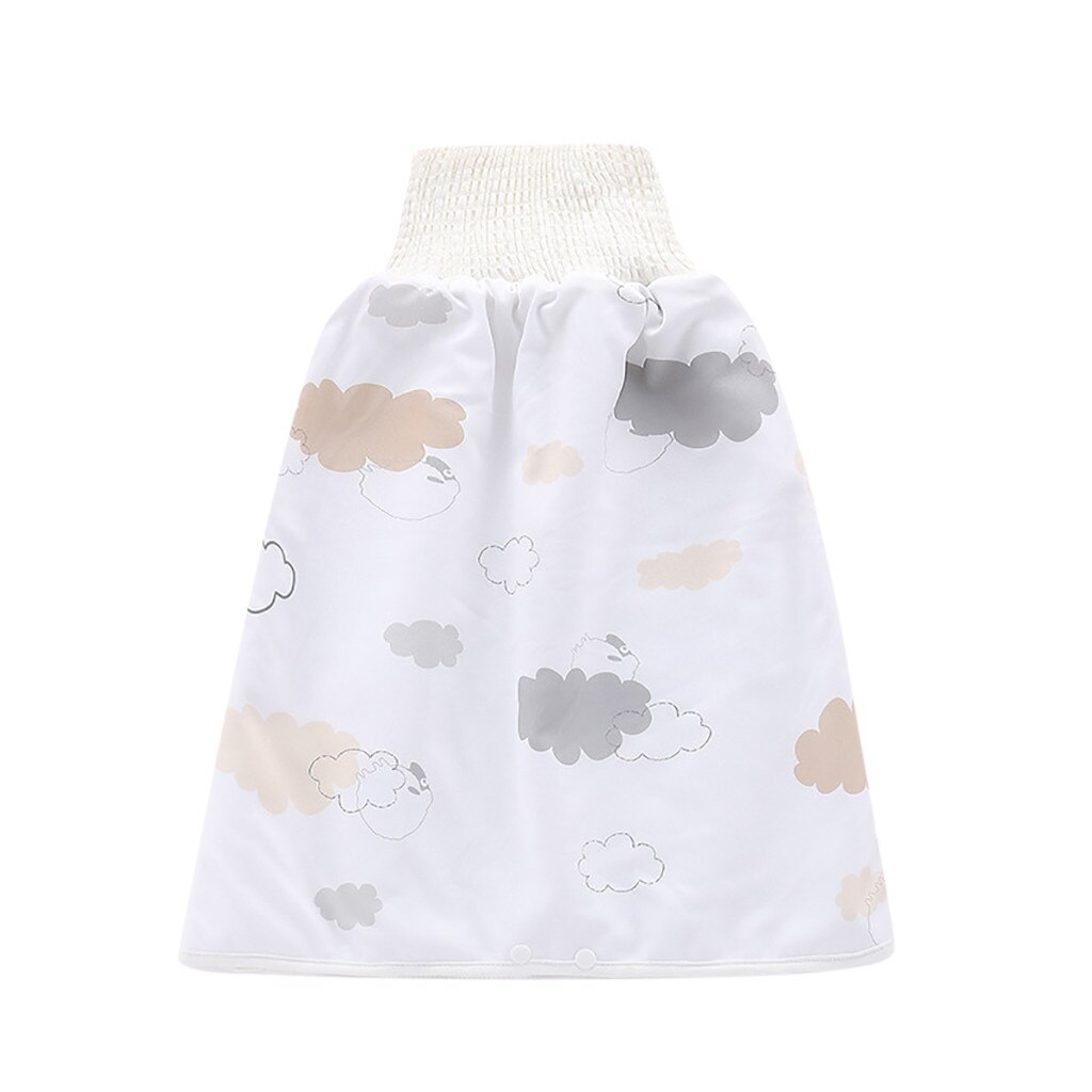 2 in 1 Comfy Children's Diaper Skirt Shorts Baby Boys Girls Absorbent Shorts Summer Baby Pants Loose Short Kids Cover Pant L821: B (L Size)