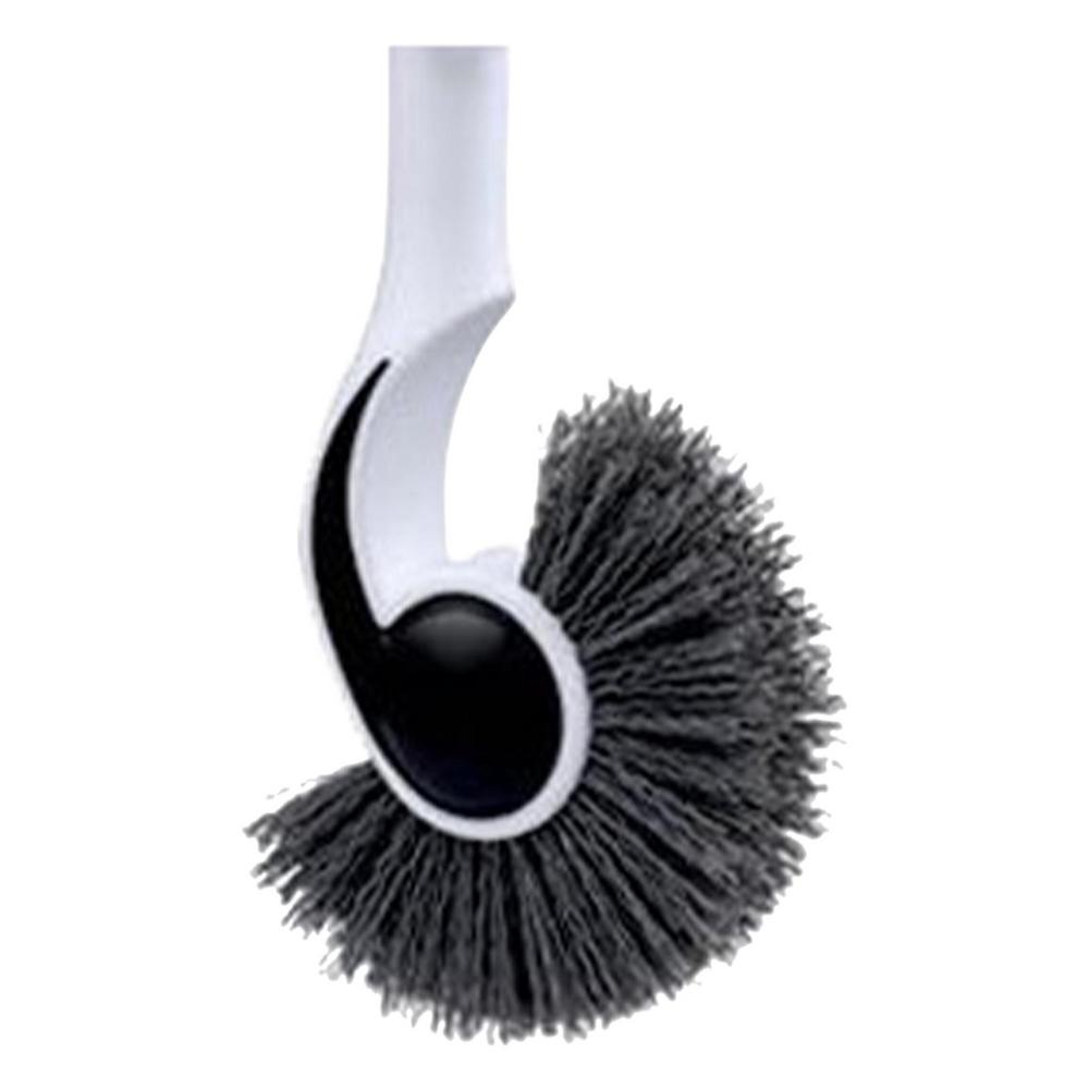 Rengjøringsverktøy for fisketanker, langt skaft, skrubber for fisketanker, akvariebørste, rengjøringsmiddel for glassakvarier og kjøkken: Hvit