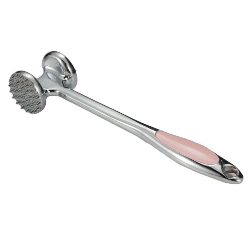 Alloy Loose Meat Hammer Pork Chop Steak Hammer Minced Meat Fluffy Tender Tool X4YD: Pink