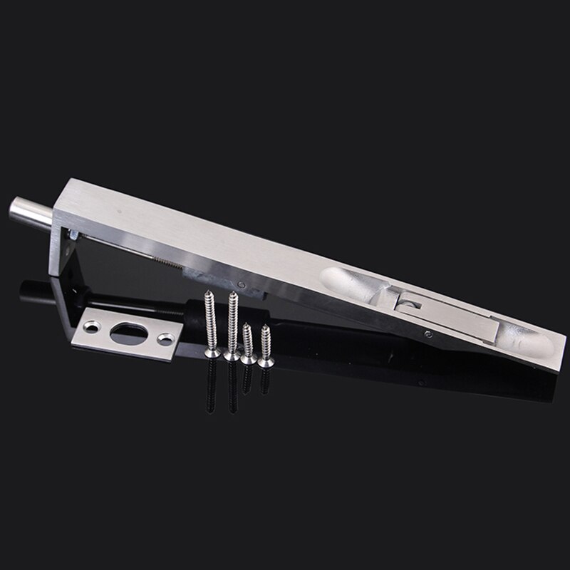 2PCS SUS304 Stainless Steel Security Door Bolts Lever Action Flush Latch Slide Concealed Double Door Bolts 6''=154mm Length