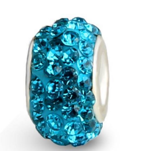 Mieszane białe gorące 14MM 50 sztuk/partia żywica Rhinestone posrebrzane rdzeń Big Hole kryształowe koraliki europejskie n4254 dopasowane bransoletki z charmsami.: 9