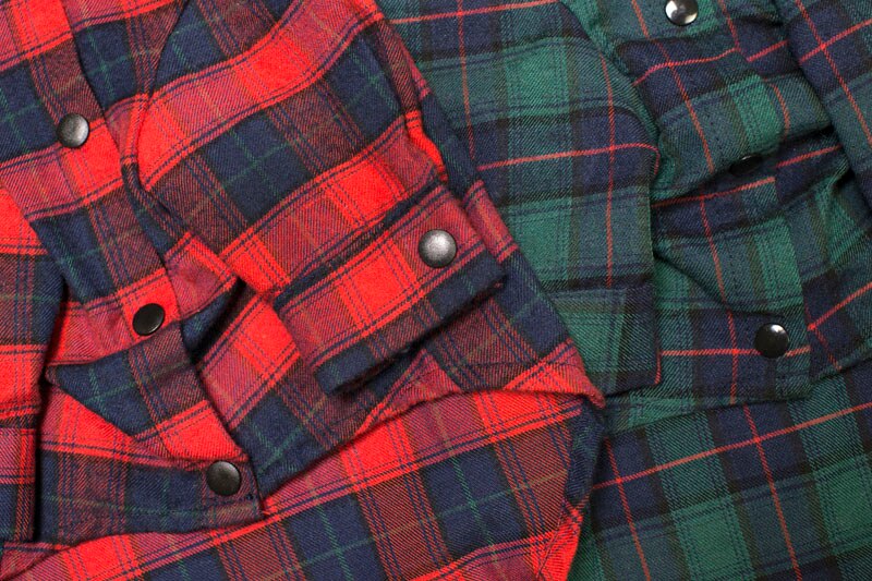 Sommer hundetøj til små hunde bomuldshunde-t-shirt vest koreansk gingham grøn rød