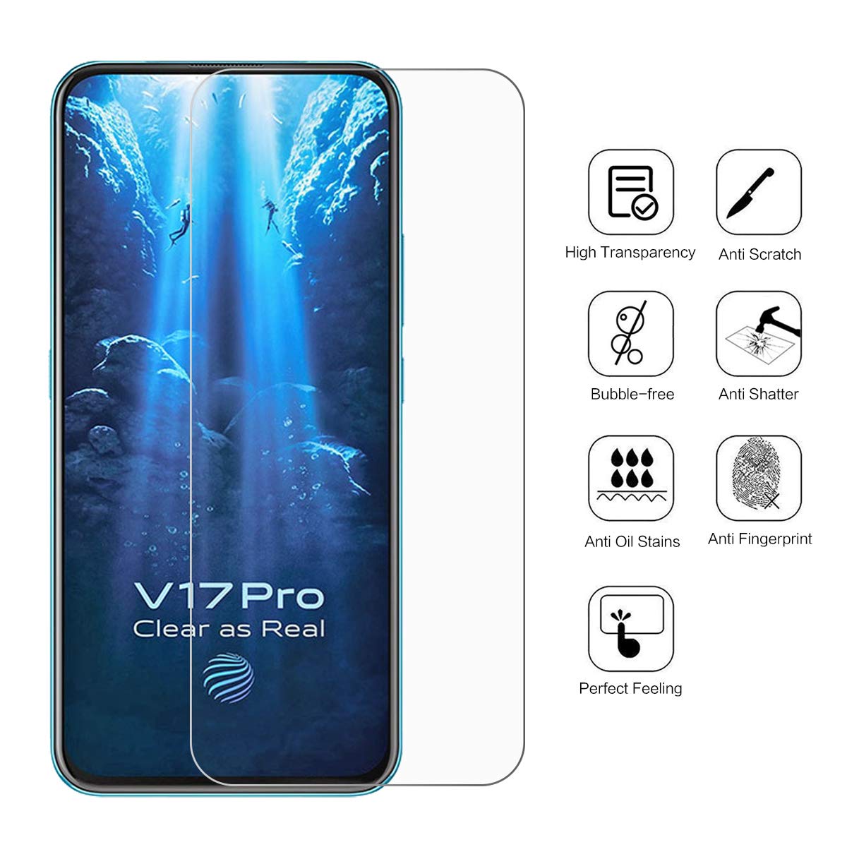 Gehard Glas Voor Vivo V17 Neo Glas Screen Protector Vivo V17 Pro V 17 V17 Pro VivoV17 Pro Beschermfolie