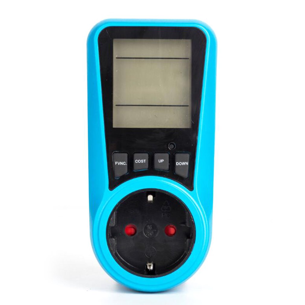Kwe-pmb 05 stopcontact digitale spanning wattmeter stroomverbruik watt energiemeter wisselstroom elektriciteitsanalysator monitor