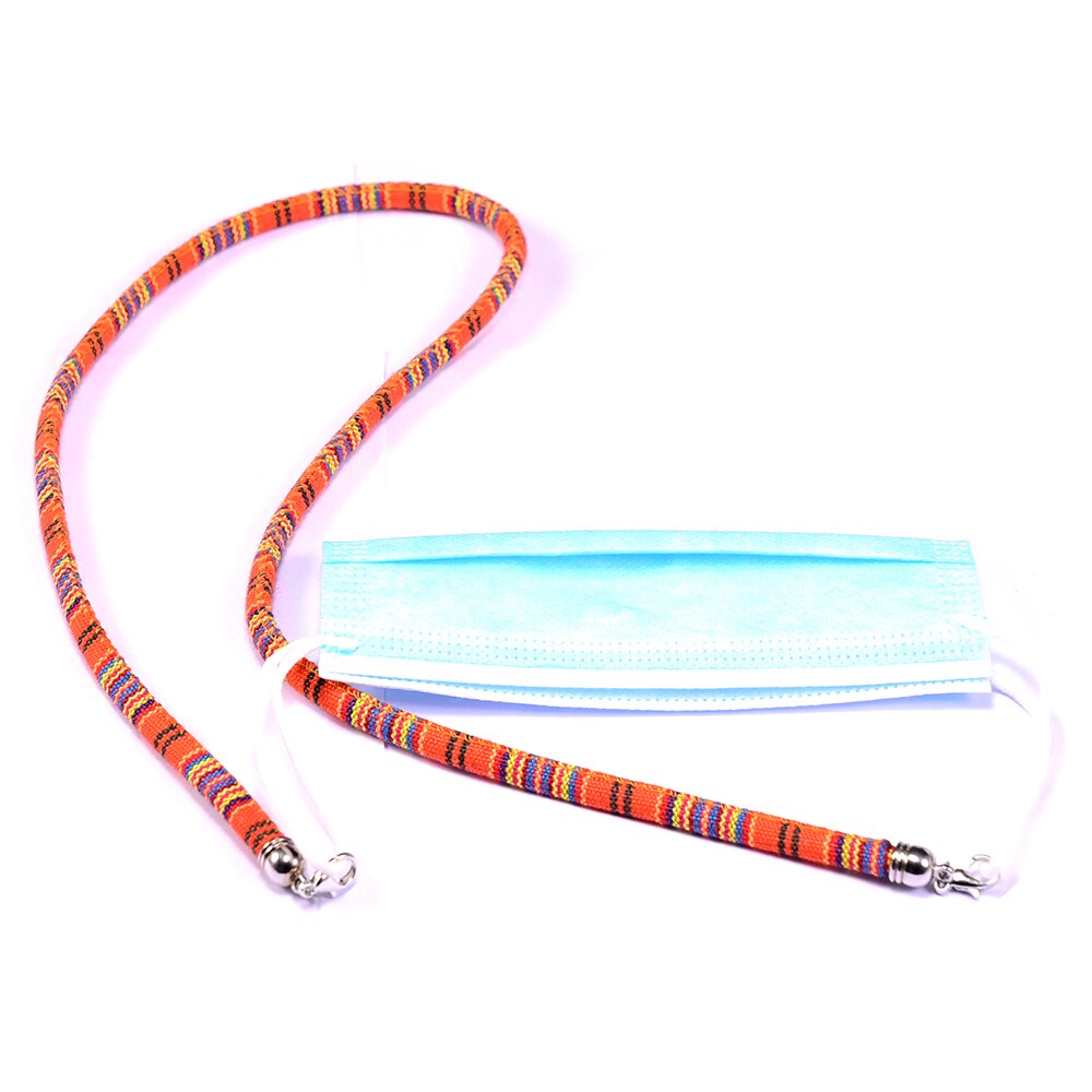 Ethnische Schnur Kette auf den Hals für Frauen Bohemian Hang Masken String Lanyard Sonnenbrillen Männer der Cuelga Mascarillas 65cm