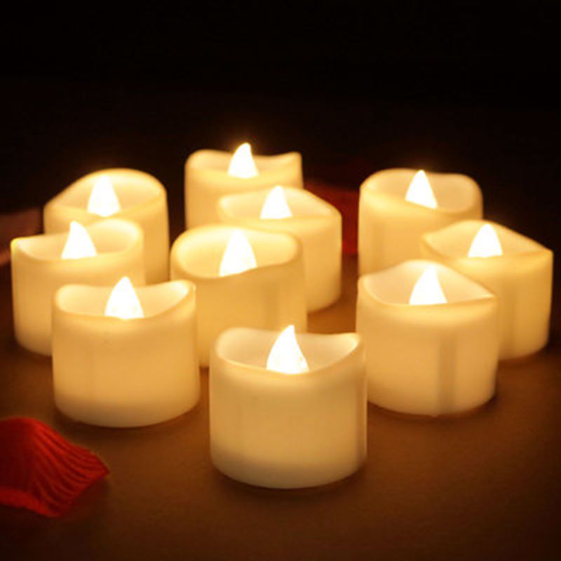 1PC Simulation Candles Festival Party LED Light Wedding Valentine Household Room Decor Adults Kids Flashing Toys