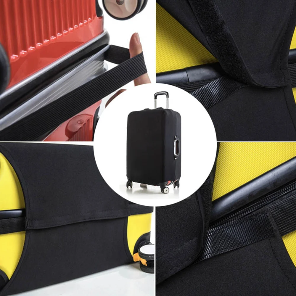 Ne me touchez pas impression housse de bagage valise de voyage housse de protection élasticité housses anti-poussière adaptées aux valises de 18 à 32 pouces