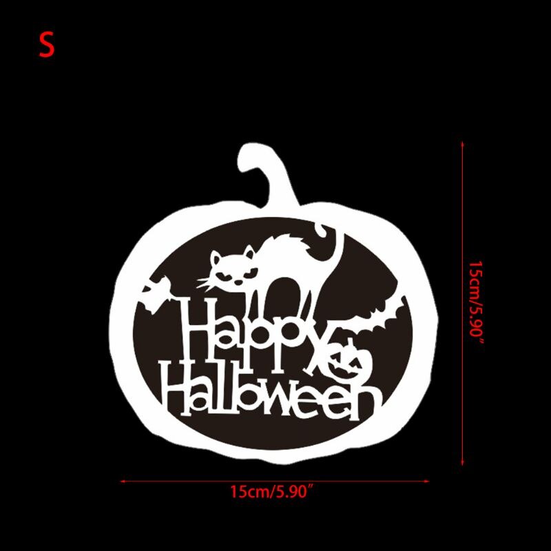 Pochoirs de citrouille d'halloween, 12 pièces, modèles de dessin en plastique N0HC