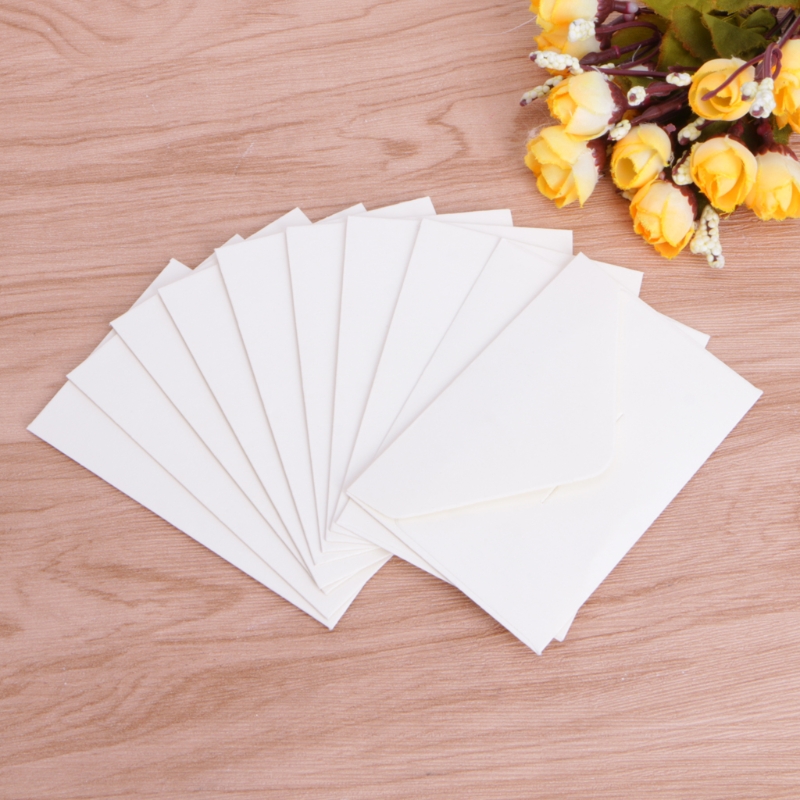 50 unids/lote Sobres de papel artesanal sobre de estilo europeo Vintage para de Scrapbooking de tarjetas