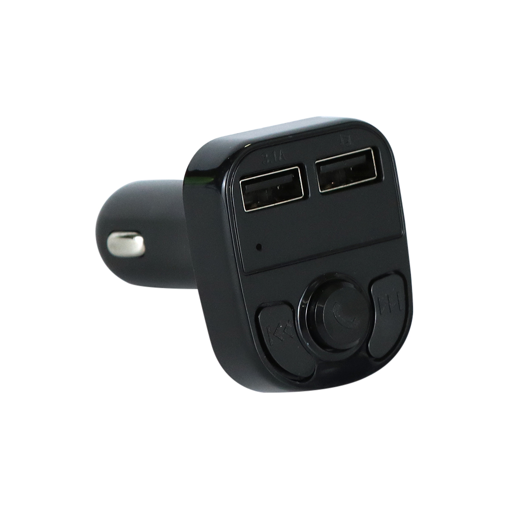 Transmisor FM reproductor MP3 para coche tarjeta TF reproducción de disco U 3.1A cargador de coche USB manos libres Bluetooth-compati 5,0 Kit de coche modulador FM