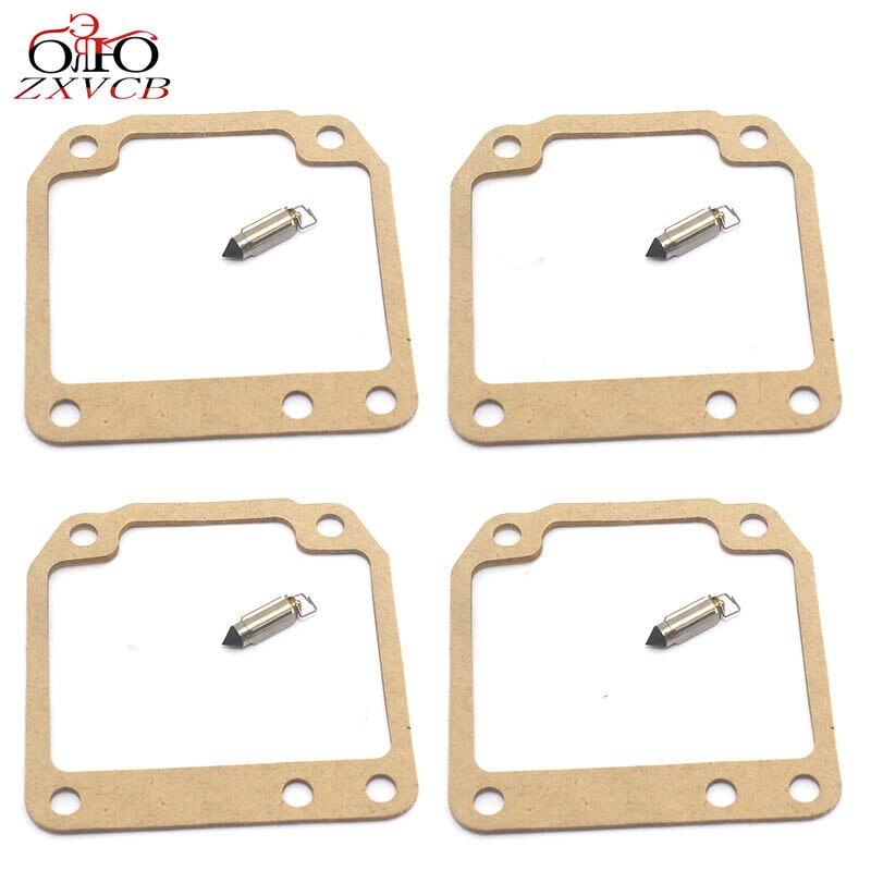 Para yamaha FZ600 YX600 FZ YX 600 radianes FZ600S/SC YX600W/WC carburador de la motocicleta kit de reparación: 4pcs needle gasket