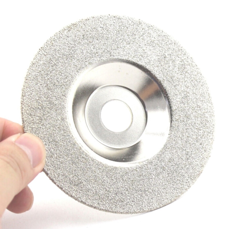 4 Inch 60 Grit Diamond Grinding Disc Coated Flat Lap Disk Wheel Lapidary Tools