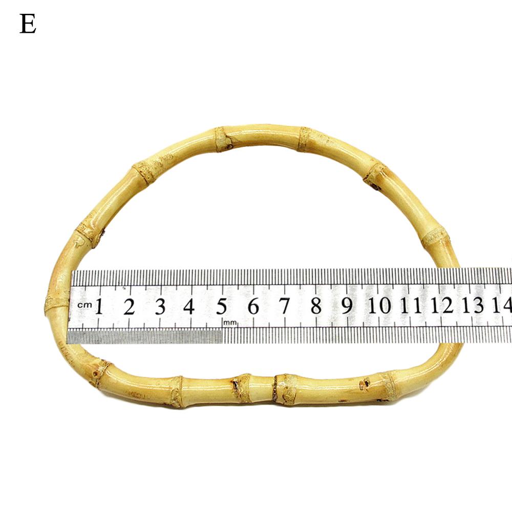 1 pc D a Forma di Manico Di Bambù Per Fatti A Mano FAI DA TE Borsa del Tote Della Borsa Fare il Sacchetto Telaio Gancio Accessori di Alta Qualità del Commercio All'ingrosso: Beige