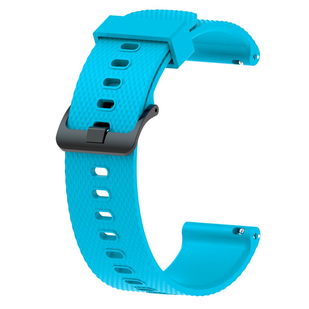 Bracelet de montre, 20mm, pour Garmin Vivomove HR venus vivoactive 3 samsung galaxy watch active 2, bracelet hauwei watch gt 2 42mm: sky blue
