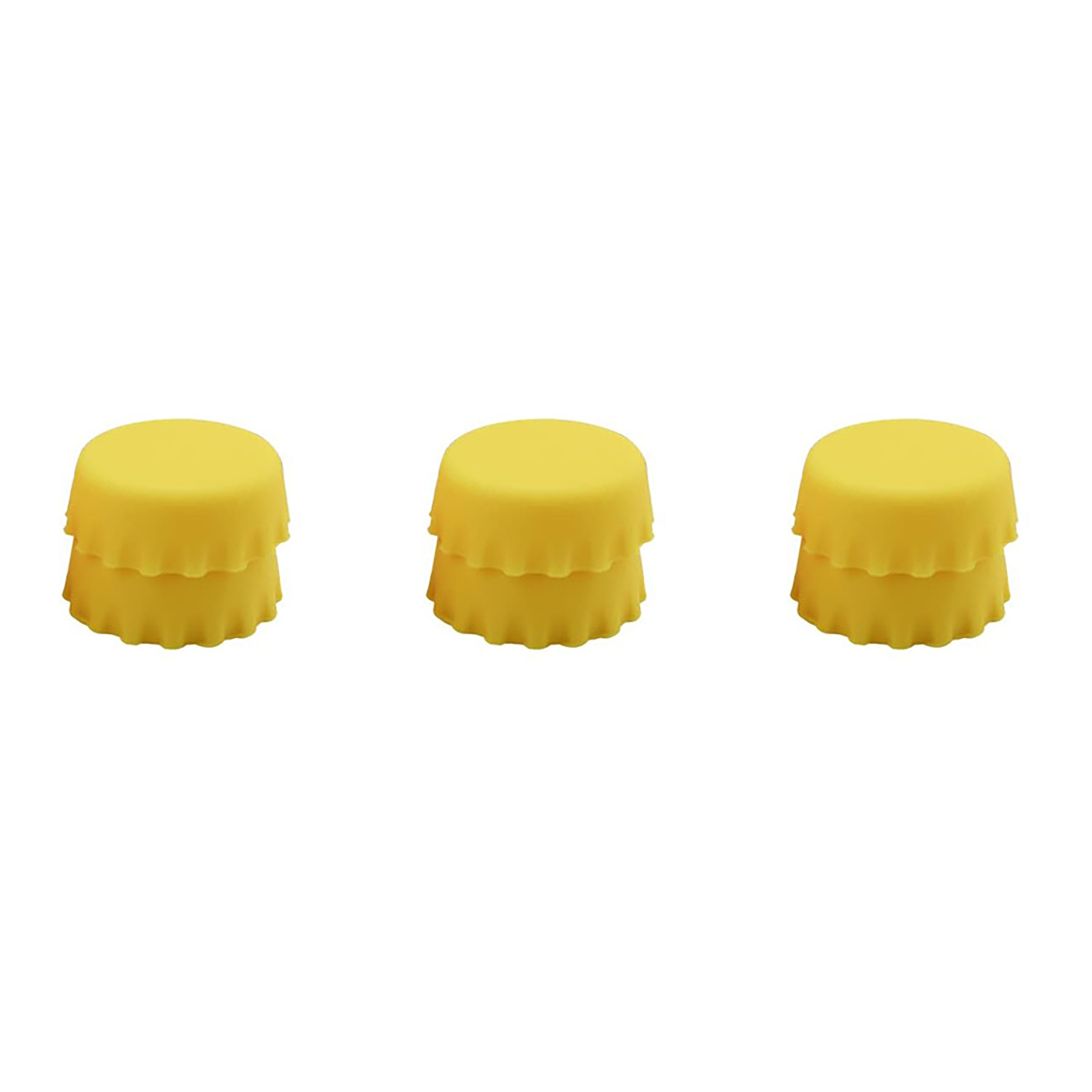 Tapa de botella de cerveza de silicona, cubierta conservante, tapa de botella, vinagre, corctel de soja, 3cm, tapón de vino, accesorios de Bar, 2/6/12 Uds.: Borgoña
