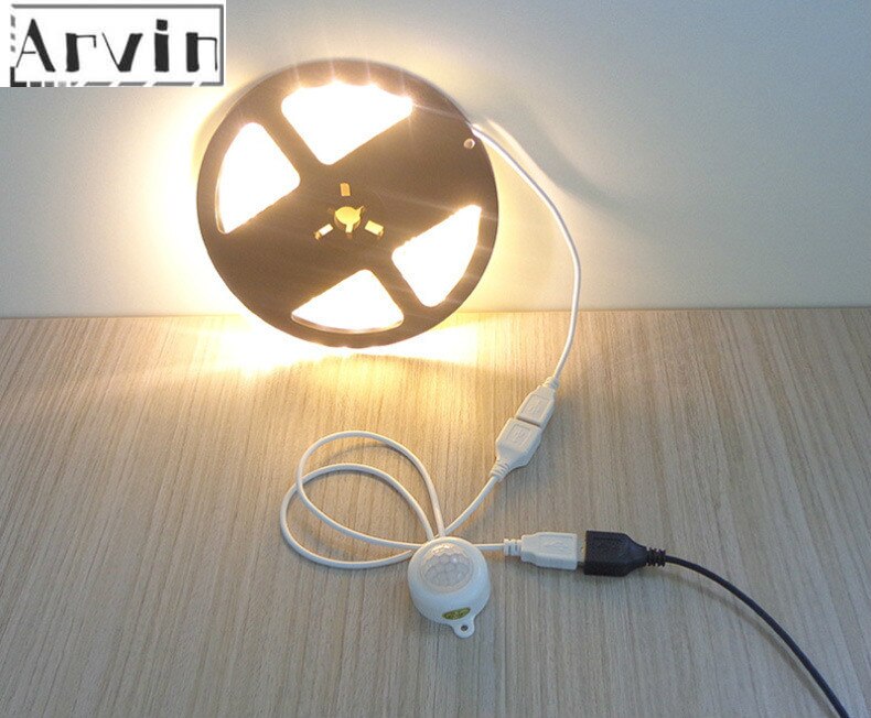 DC 5-24V/5A With USB Plug Human Body Infrared PIR Motion Sensor Switch For LED Strip Night Lights