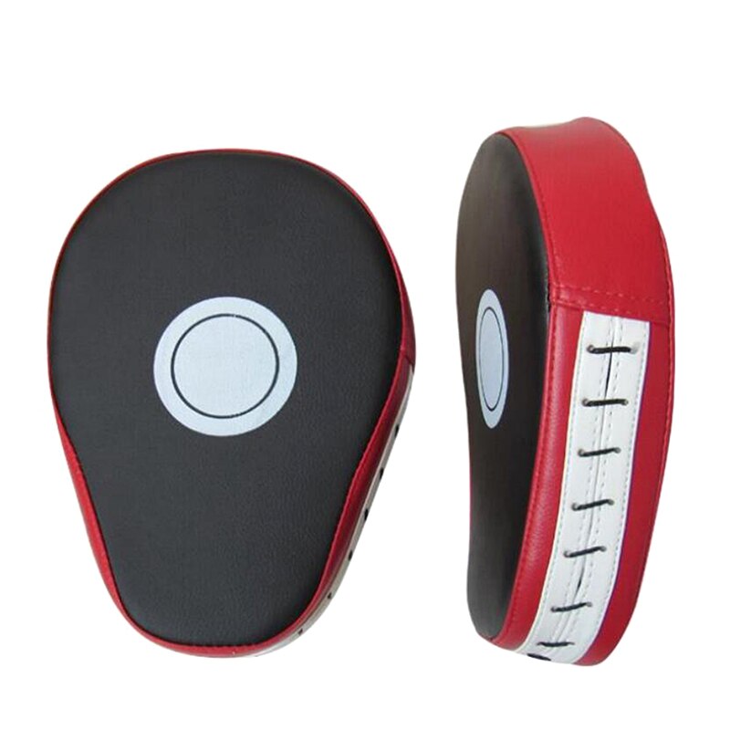 1Pc Kick Boxing Mitt Focus Gloves Pad Training Punch Target PU Leather Palm Pad
