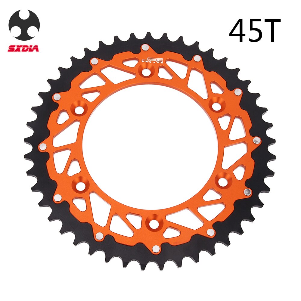 42T 45T 48T 50T 52T Rear Chain Sprocket Bolt For KTM EXC EXC-F SX XC-W XCFW MXC SXS SX-F XC XCF SMR SMC 125 150 250 450 LC4 Duke: 45T
