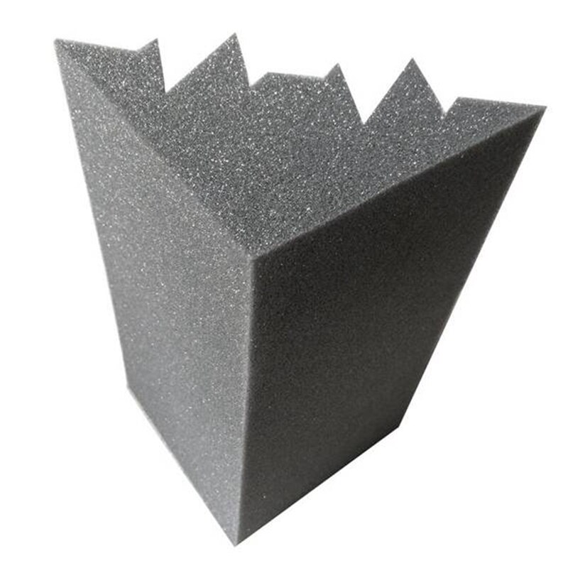 Eponge basse pour mur d'angle noir isolation phonique piège basse mur acoustique mousse rembourrage Studio Foa