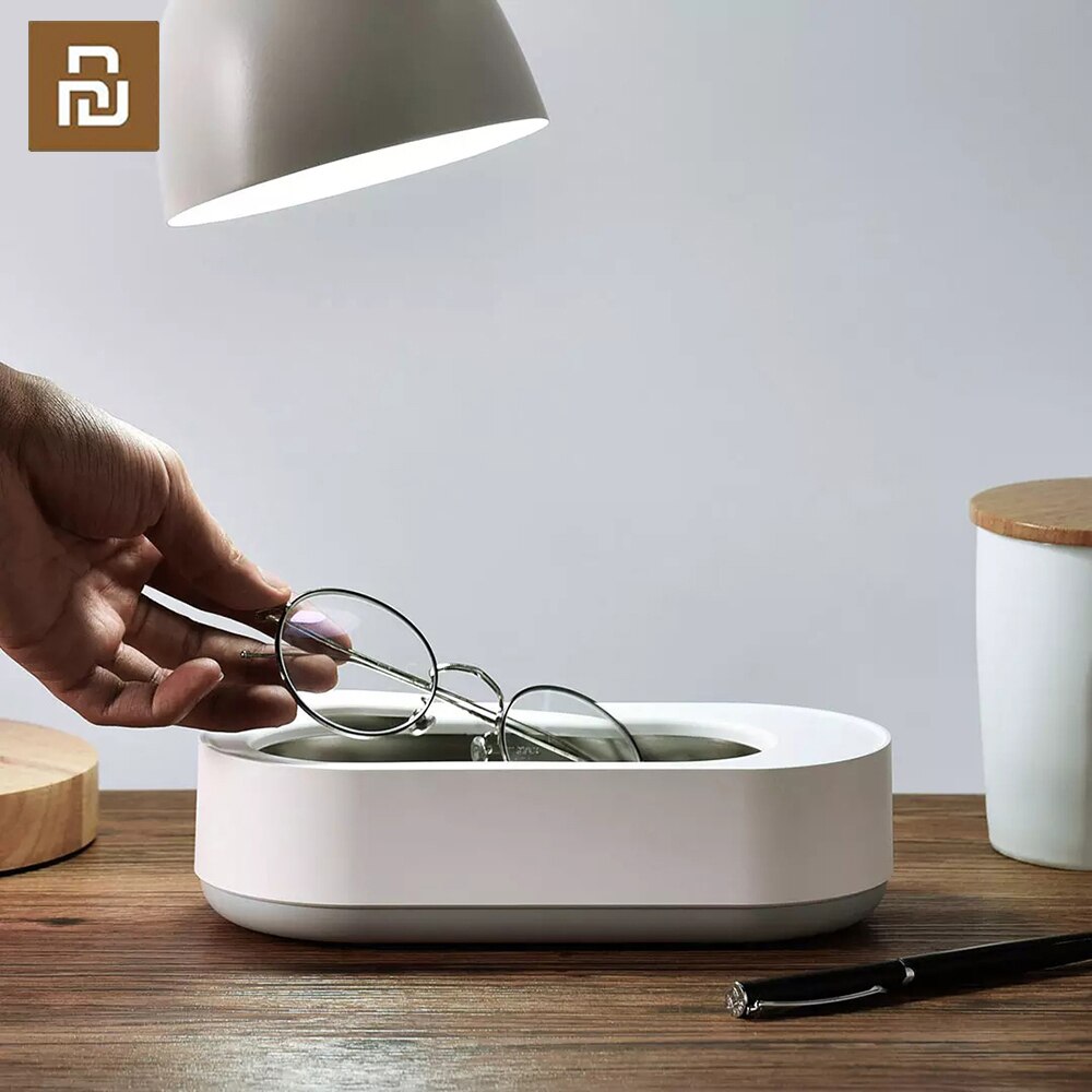Xiaomi-limpiadora ultrasónica EraClean, 45000Hz, alta frecuencia, vibración, lavado, joyas, gafas, reloj
