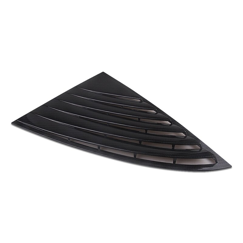 for Tesla Model 3 Rear Window Louvers Scoops Spoiler Carbon Fibre ABS