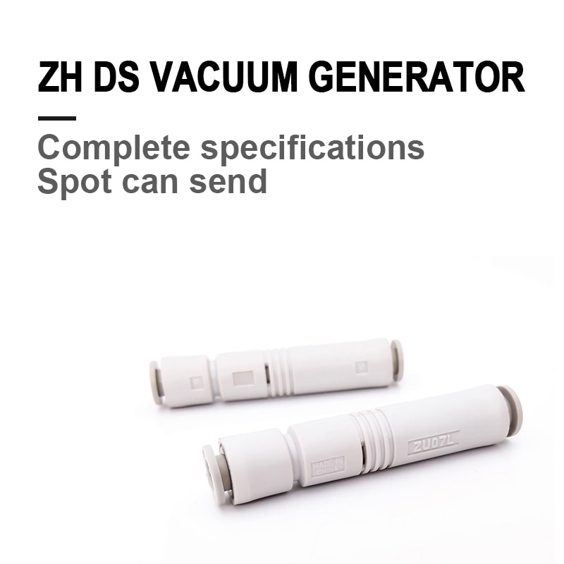 For smc chuck rett type  zu05s zu07s zu05l zu07l pneumatisk zu tube vakuum generator negativt trykk vakuum generator