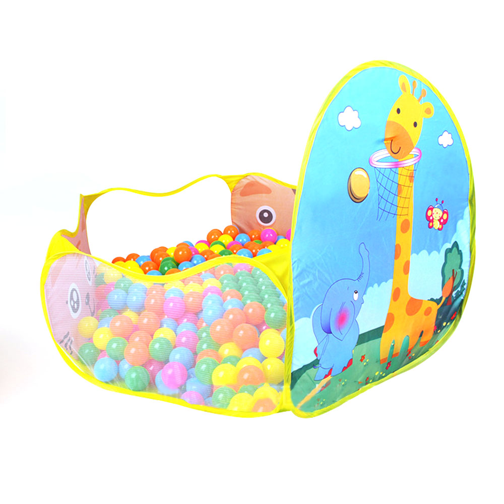 Foldable Cartoon Outdoor Sports Playground Kids Children Ocean Ball Pit Pool Baby Tent Ball Basket Gaming Toys Educational Toy