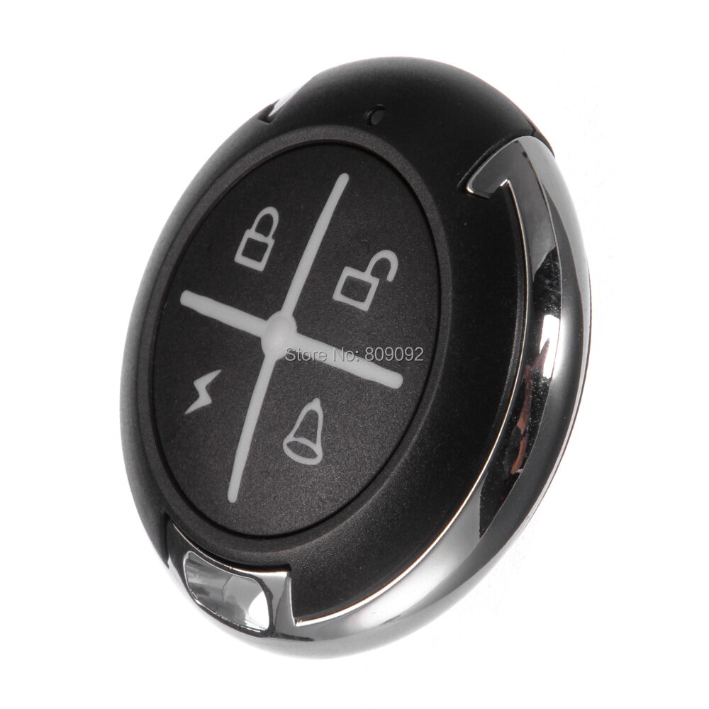 Mando a distancia redondo para puerta de garaje, control remoto sensible con duplicador de llavero, 433MHZ, 4 botones,